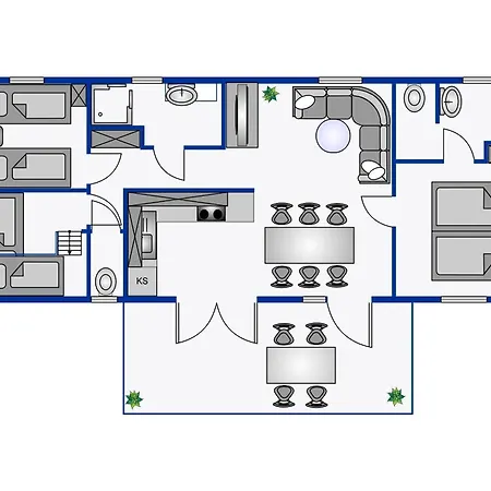 Muschel 61 Tatil Evi Scharbeutz
